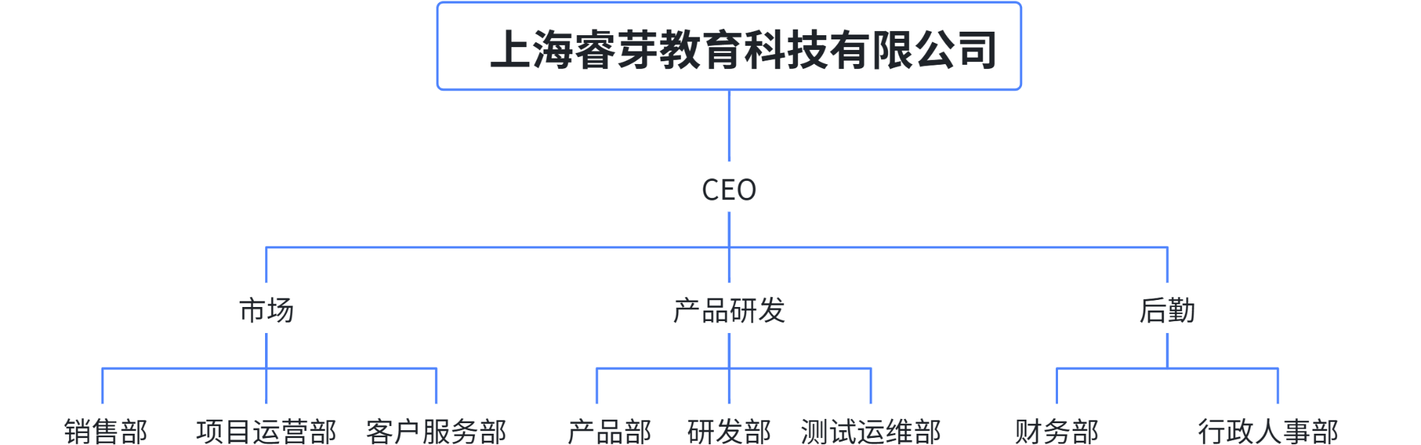 上海睿芽教育科技有限公司组织架构